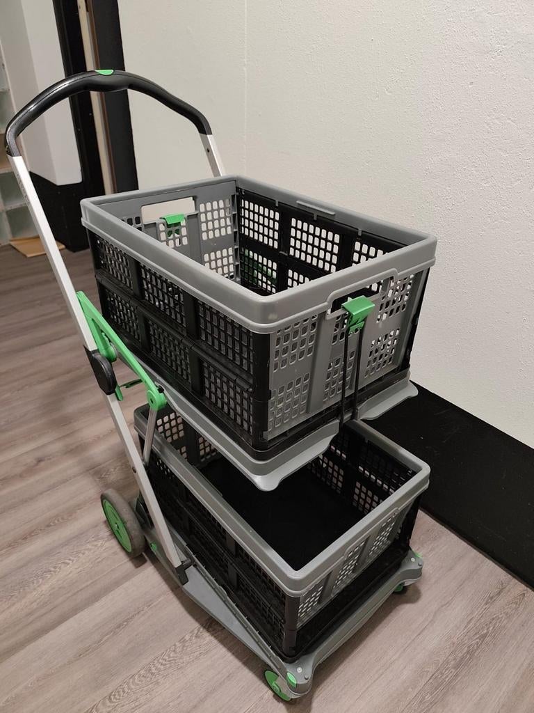 Claxwagen  - Zeer goede staat, makkelijk inklapbaar, Doe-het-zelf en Verbouw, Transportwagens, 100 liter of meer, Ophalen, Zo goed als nieuw