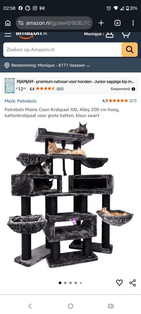 Gezocht krabpaal petrebbels, Ophalen, Gebruikt, Krabpaal