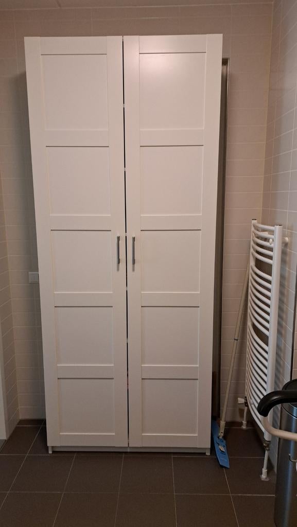 Ikea Pax kast wit 100x35x236 met 6 planken en roede, Huis en Inrichting, Kasten | Kledingkasten, Gebruikt, 200 cm of meer, 50 tot 100 cm