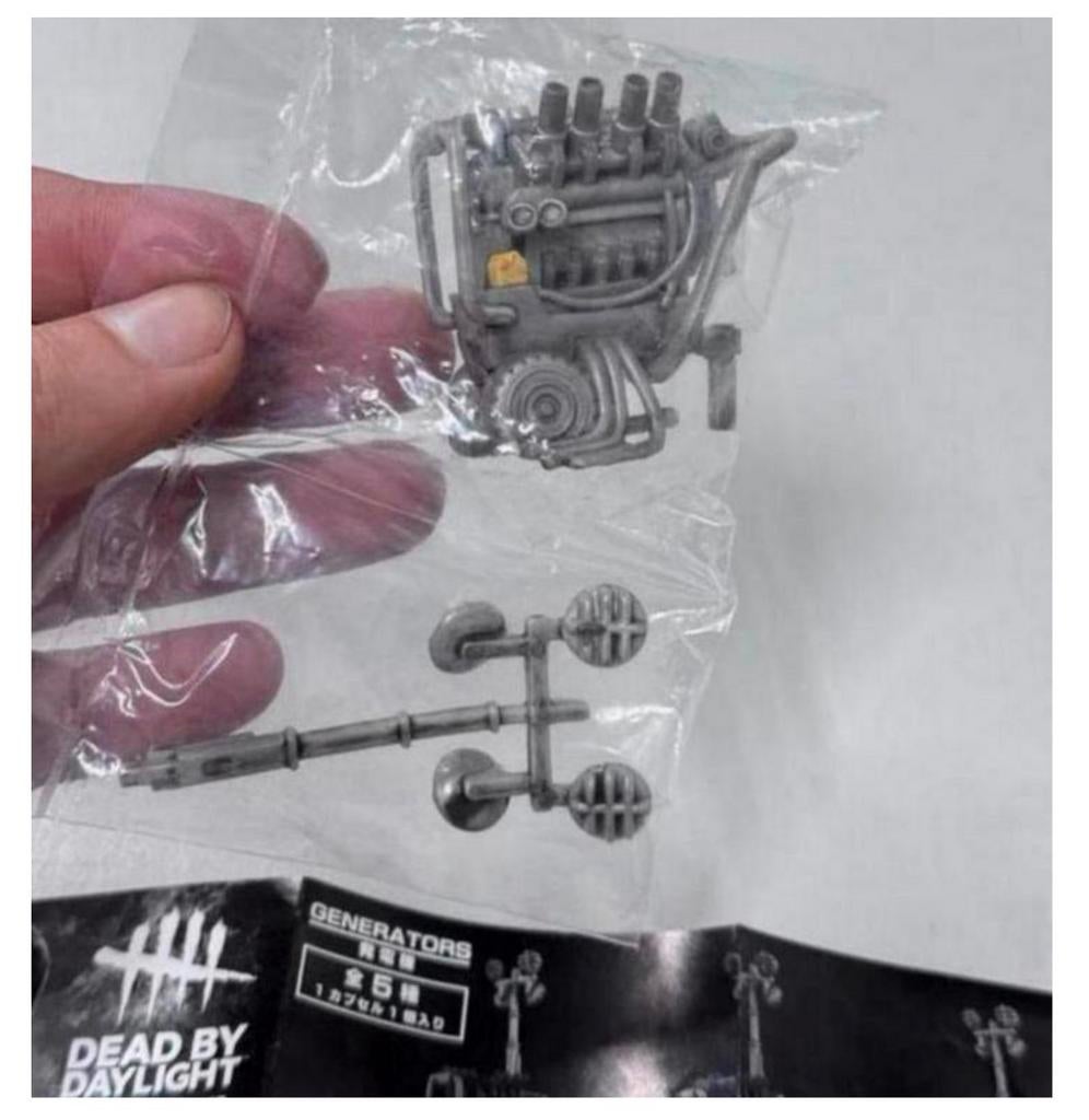 DEAD BY DAYLIGHT GENERATOR Gachapon - Capsule props model, Figuurtje(s), Nieuw, Ophalen of Verzenden, H
