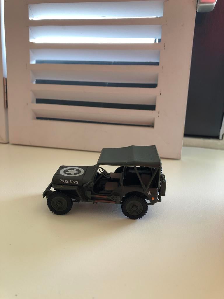 Dinky Toy Militair Voertuig - Jeep, Overige merken, Gebruikt, 1:50 of kleiner, Auto