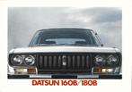Folder Datsun 160B en 180B 1977, Ophalen of Verzenden, Gelezen, Overige merken