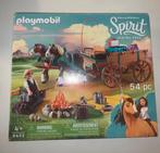 Playmobil Spirit 9477 - Paardenkoets met kampvuur, Kinderen en Baby's, Speelgoed | Playmobil, Ophalen of Verzenden, Nieuw, Complete set