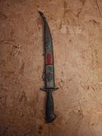 Oud decoratief mes met schede, Antiek en Kunst, Ophalen of Verzenden