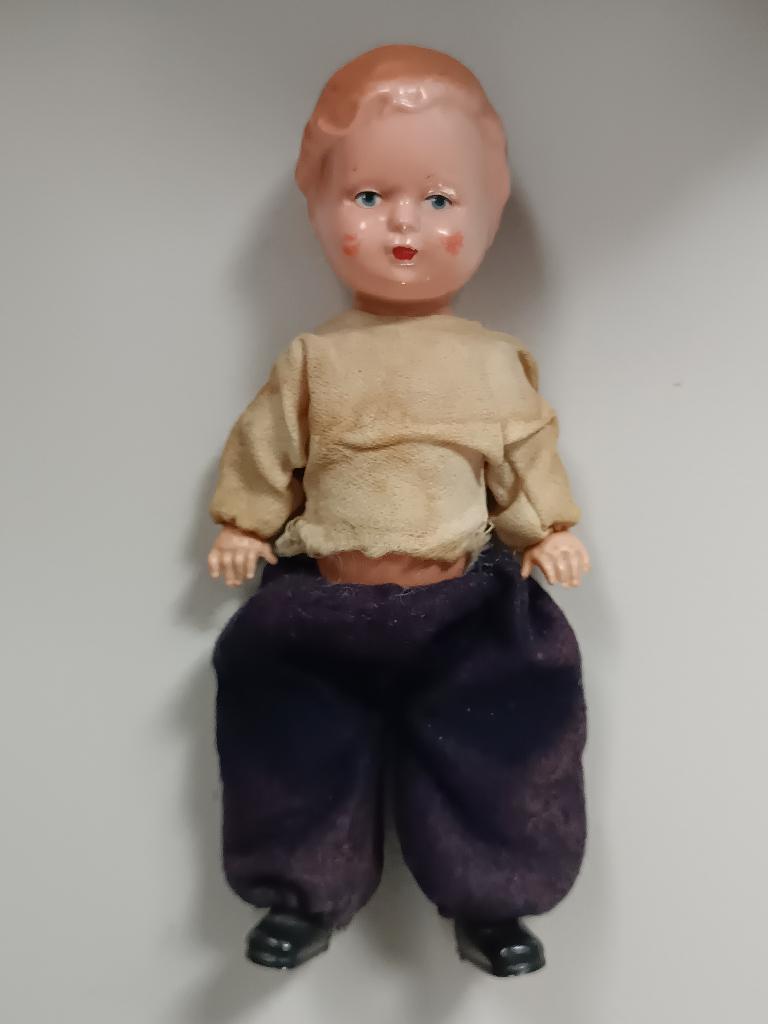 Vintage celluloid Edi popje, Verzamelen, Poppen, Ophalen of Verzenden, Gebruikt, Pop