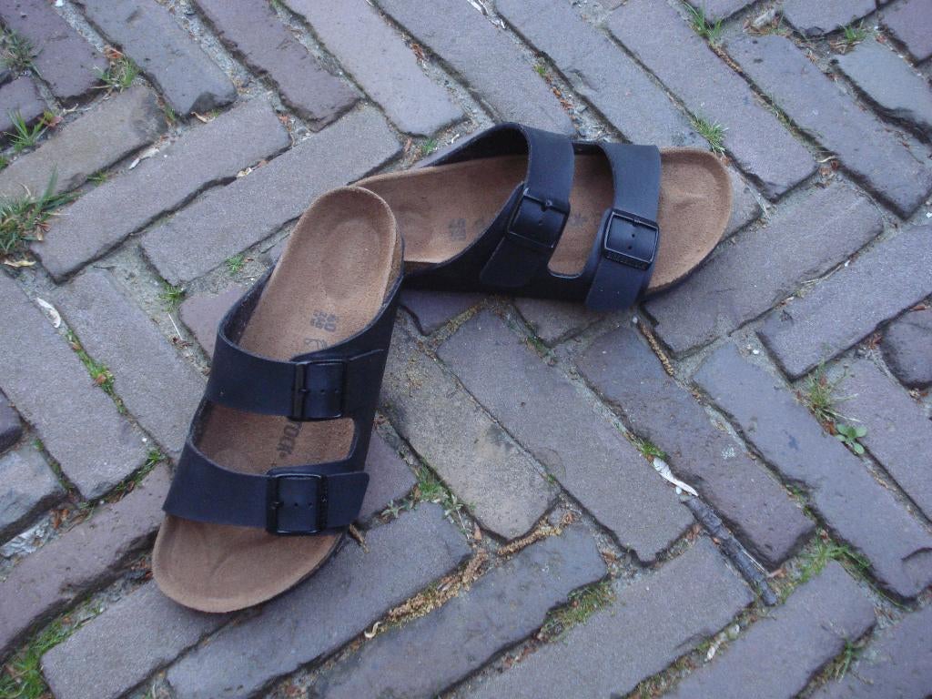 BIRKENSTOCK ARIZONA ZWART 40 NIEUW GRATIS VERZENDING POST, Verzenden, Zwart, Nieuw, Slippers