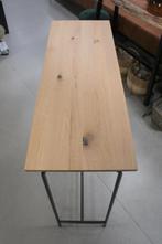 Mooie smalle bartafel Jimmy Jess design metaal & eikenhout, Huis en Inrichting, Ophalen, Nieuw