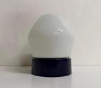 Bauhaus plafonniere opaalglas plafondlamp paars armatuur, Ophalen of Verzenden, Zo goed als nieuw, Glas, Bauhaus