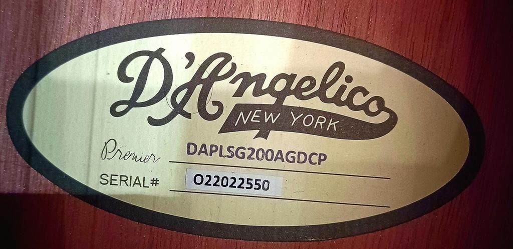 D'ANGELICO Acoustisch Electrische gitaar, Ophalen, Gebruikt, Western- of Steelstringgitaar