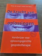 De kracht van oplossingen - Handwijzer gesprekstherapie, Boeken, Ophalen of Verzenden, Gelezen, Peter de Jong & Insoo Kim Berg