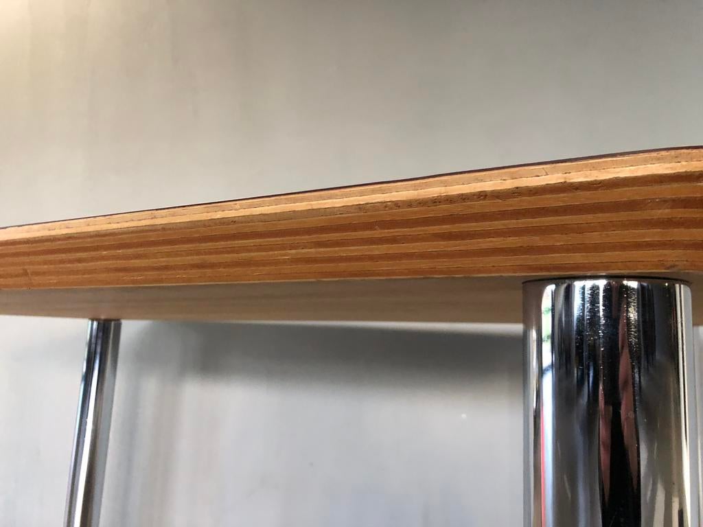 Vintage eettafel / bureau | Jan des Bouvrie voor Pastoe, Ophalen, Overige houtsoorten, 100 tot 150 cm, 50 tot 100 cm