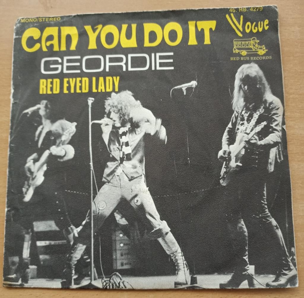 Geordie - Can You Do It / Red Eyed Lady, Cd's en Dvd's, Vinyl Singles, Gebruikt, Fotohoes, 7 inch, Single