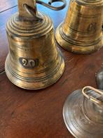 21 stuks koperen klokken., Ophalen, Koper