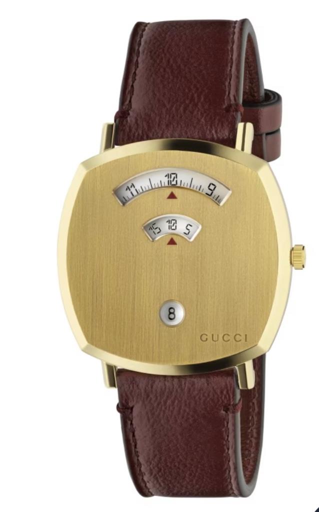 Gucci grip horloge - unisex - YA157411, Overige merken, Leer, Verzenden, Polshorloge