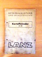 Lanz LK20 bedieningshandleiding en onderdelenboek, Ophalen of Verzenden, Gelezen, Tractor en Landbouw