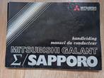 Mitsubishi Galant / Sapporo instructieboekje, Verzenden, Gelezen, Mitsubishi