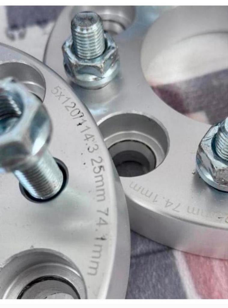 2X Adapter Spacer 5x120 to 5x114.3 25mm M12x1.5 74.1 bmw set, Ophalen of Verzenden, H, H, H
