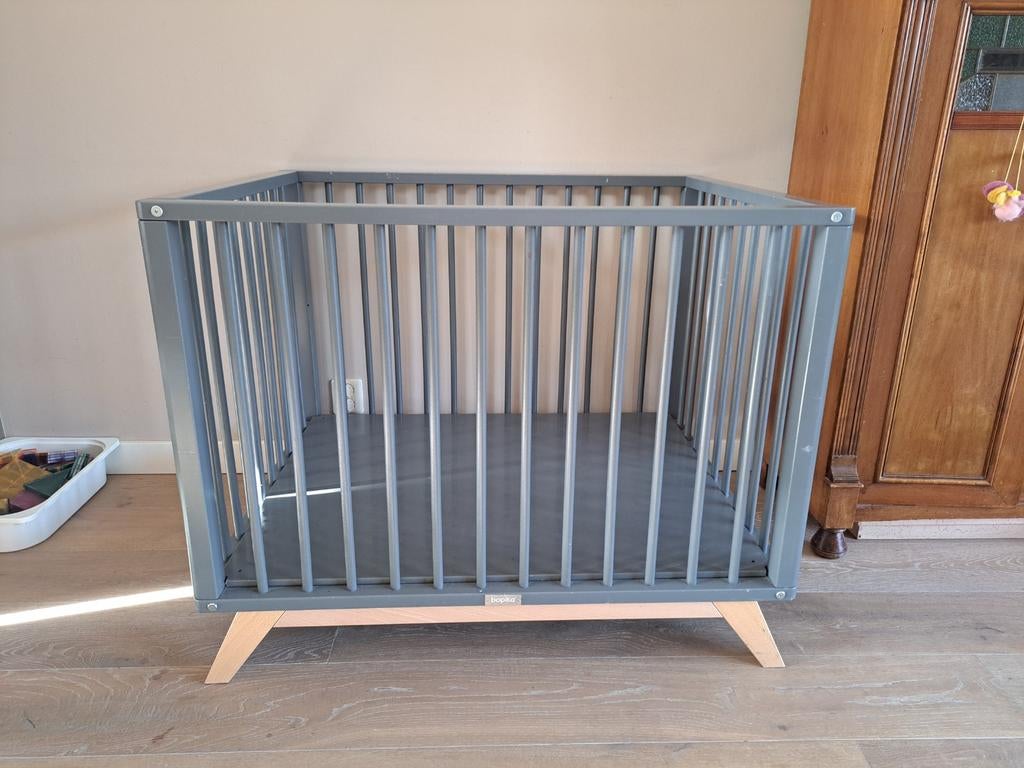 Bopita box grijs, Kinderen en Baby's, Boxen, Ophalen, Gebruikt, Rond