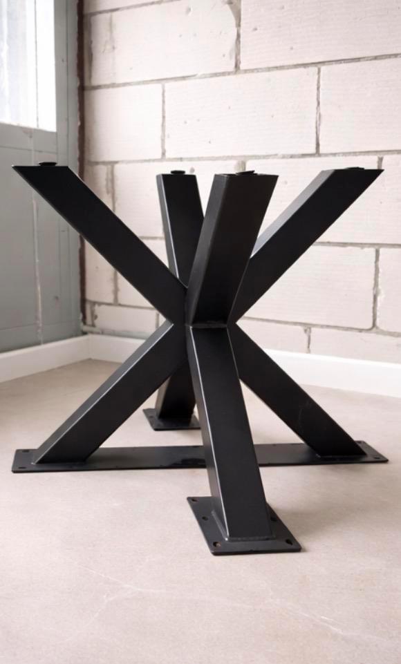 Kruis tafelpoot voor ronde/vierkante tafelbladen > 76 cm, Huis en Inrichting, Tafelonderdelen, Zo goed als nieuw, Tafelpoot, 50 tot 100 cm