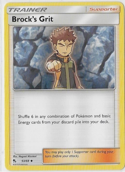 Hidden Fates,  Brock's Grit [uncommon] 53/68, Verzenden, Nieuw, Losse kaart