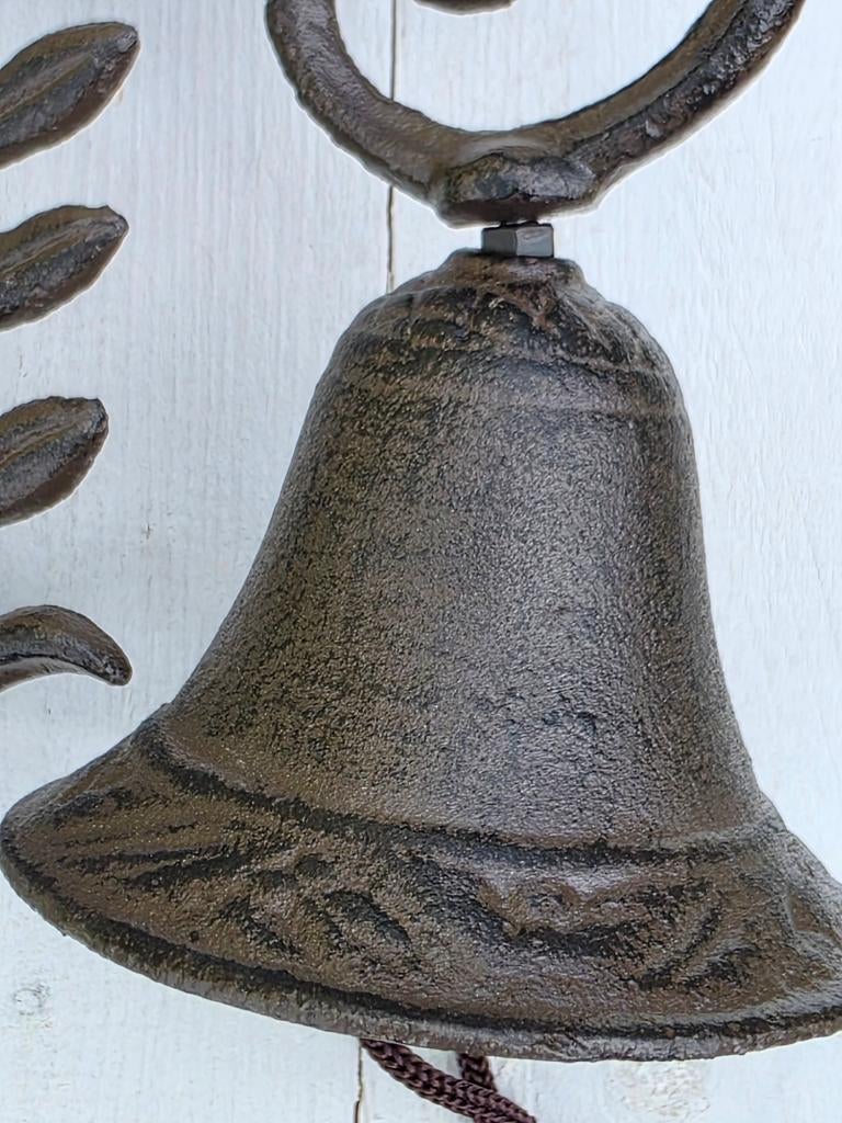 DEURBEL / VOGEL MET UITSLAANDE VLEUGELS / gietijzer, Nieuw, Info@huisentuindecoratiemarie.nl, Huis en tuin decoratie marie, Peize