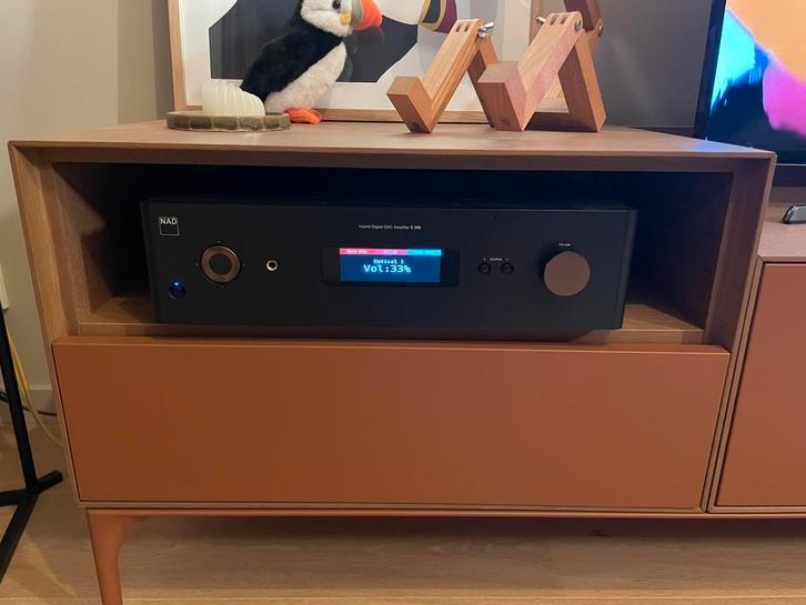 NAD C388 met bluOS module, Audio, Tv en Foto, Versterkers en Receivers, Zo goed als nieuw, 120 watt of meer, Overige merken, Ophalen of Verzenden