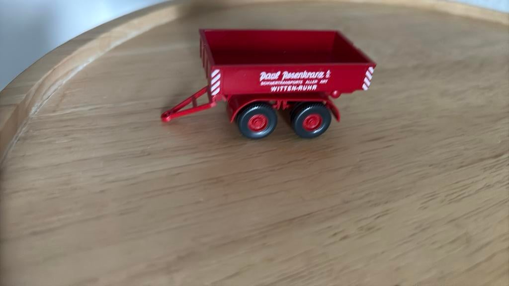 AAHANGWAGEN PAUL ROSENKRANZ. HO 1:87, Hobby en Vrije tijd, Ophalen of Verzenden, Zo goed als nieuw