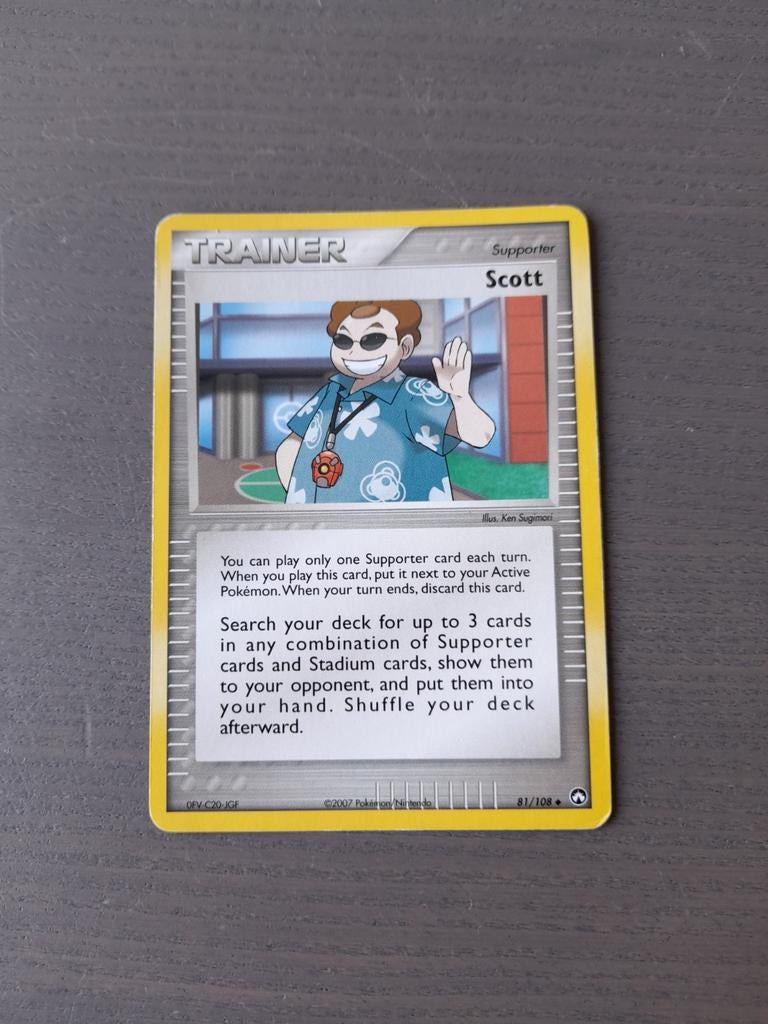 2007 power keepers 81/108 scott, Ophalen of Verzenden, Gebruikt, Losse kaart