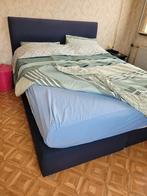 Blauw, Ophalen, Gebruikt, Tweepersoons, 200 cm