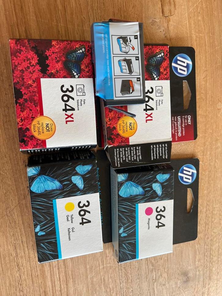 Nieuwe HP 364 en 364XL inktpatronen (diverse kleuren), Computers en Software, Printerbenodigdheden, Nieuw, Cartridge, Ophalen of Verzenden