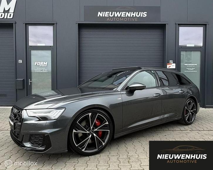 Audi A6 Avant 55TFSIe quattro Competition Pano l RS lMatrix, Auto's, Audi, Bedrijf, Te koop, A6, 360° camera, 4x4, ABS, Achteruitrijcamera
