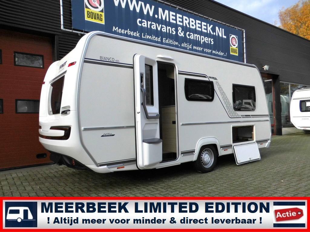 Fendt Bianco Activ 465 SGE 2026 NIEUWSTE MODEL !, Caravans en Kamperen, Caravans, Schokbreker, Tot en met 2, Fendt, 5 tot 6 meter