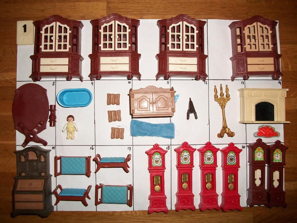 Rosa serie 1900 onderdelen / nostalgisch poppenhuis, Kinderen en Baby's, Speelgoed | Playmobil, Ophalen of Verzenden, Gebruikt