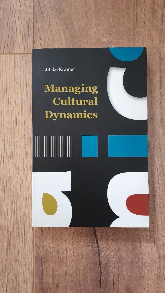 Managing Cultural Dynamics - Jitske Kramer - €5, Ophalen, Jitske Kramer, Niet van toepassing, Zo goed als nieuw