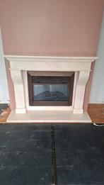 Marmeren schouw met schade, Ophalen, Gebruikt, Vrijstaande haard