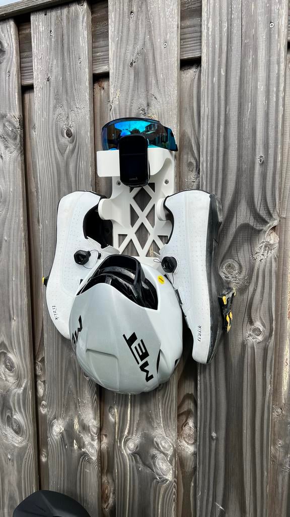 Houder voor helm, schoenen, bril en fietscomputer, Ophalen of Verzenden, Nieuw