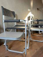 2 kwalitatief goede camping stoelen met uitklap gedeelte, Ophalen of Verzenden, Zo goed als nieuw, Campingstoel