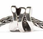 Trollbeads zilveren kraal 'lachende cilinder', Ophalen of Verzenden, Zo goed als nieuw, Zilver