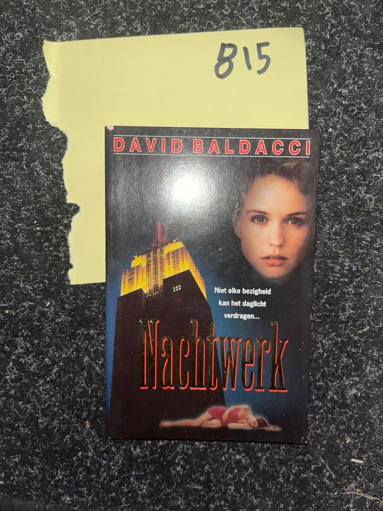 Nachtwerk - David Baldacci (Thriller), Boeken, Thrillers, Ophalen of Verzenden, Zo goed als nieuw, Europa overig