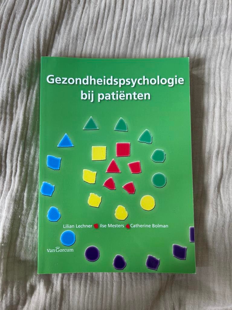 L. Lechner - Gezondheidspsychologie bij patiënten, Verzenden, L. Lechner; C. Bolman; I. Mesters, Nieuw, HBO