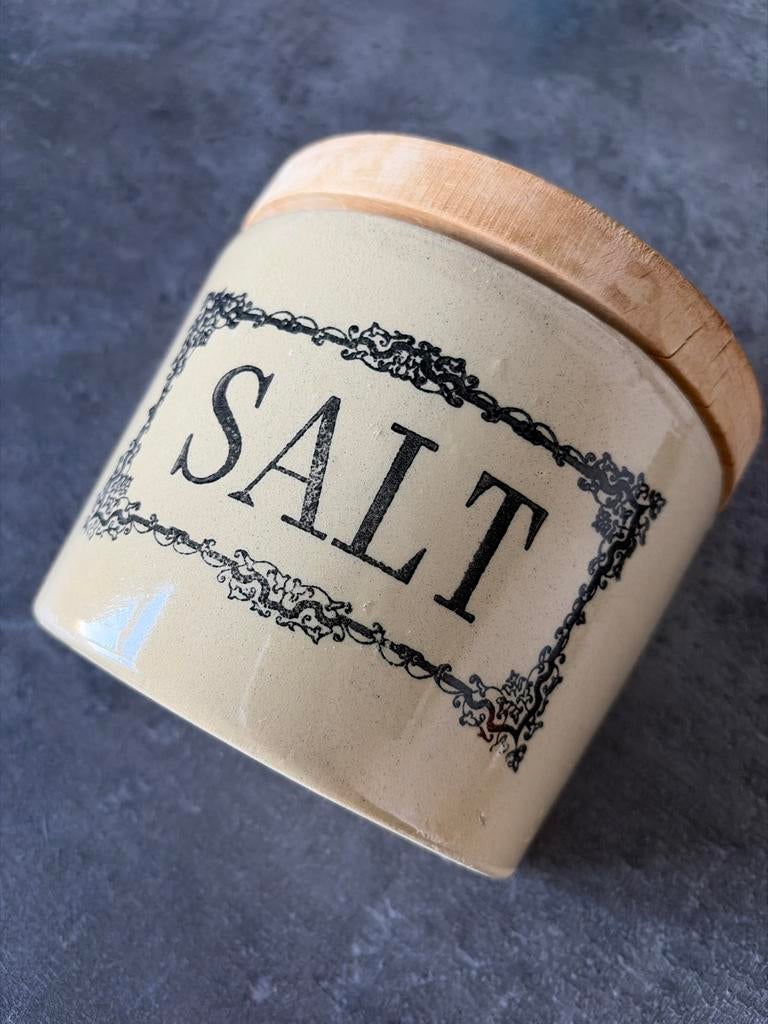 Vintage Zoutpot "SALT" - Made in England, Ophalen of Verzenden