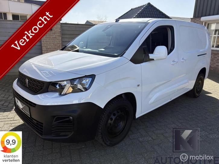 Peugeot Partner 1.5 BlueHDI L2|Automaat|Carplay|EURO6|Carpla, Auto's, Bestelauto's, Bedrijf, ABS, Achteruitrijcamera, Airbags