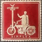 antieke sluitzegel Simplex motoren Amsterdam, Ophalen of Verzenden, Gebruikt, Gebruiksvoorwerp