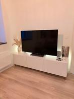 IKEA Besta TV meubel 180cm wit met gouden pootjes, Ophalen, 150 tot 200 cm, Zo goed als nieuw, Minder dan 100 cm