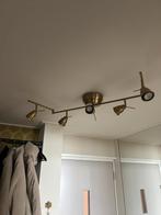 Ikea Plafondspot met 5 Spots - Messing Kleur, Ophalen, Modern, Industrieel, Metaal of Aluminium, Zo goed als nieuw