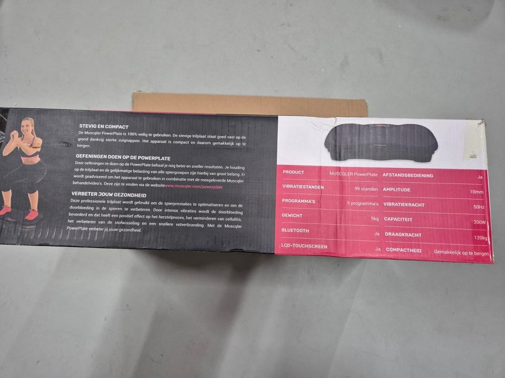 Muscqler Powerplate trilplaat, Ophalen of Verzenden