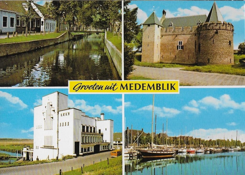 Ch200 ansichtkaart medemblik -- ongelopen, Ophalen of Verzenden, 1980 tot heden, Ongelopen