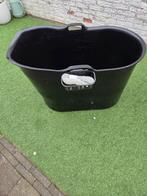 Zwart kunststof bad, Ophalen, Minder dan 200 cm, Opblaaszwembad, Minder dan 80 cm