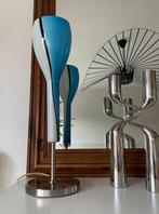 Eglo Empori Leuchten vintage lamp murano glas blauw wit, Huis en Inrichting, Lampen | Tafellampen, Eglo Leuchten, ?, Minder dan 50 cm