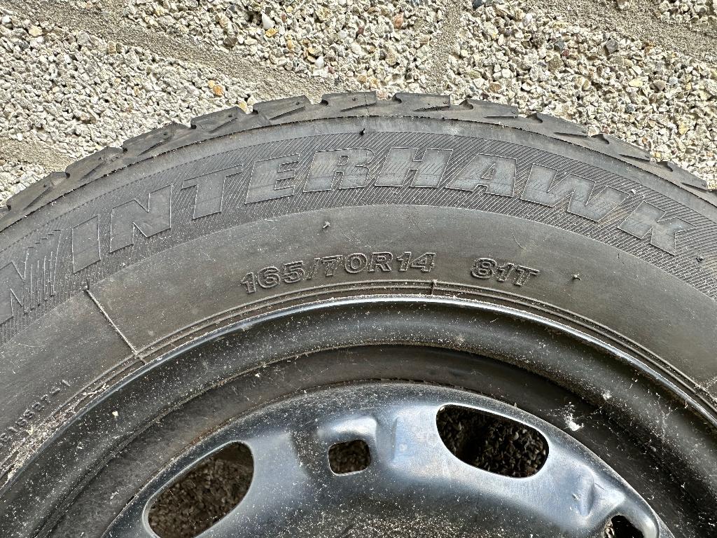 Banden met velg Vw Polo 165/70R14 81T, Auto-onderdelen, Banden en Velgen, Ophalen, 14 inch, Nieuw, All Season